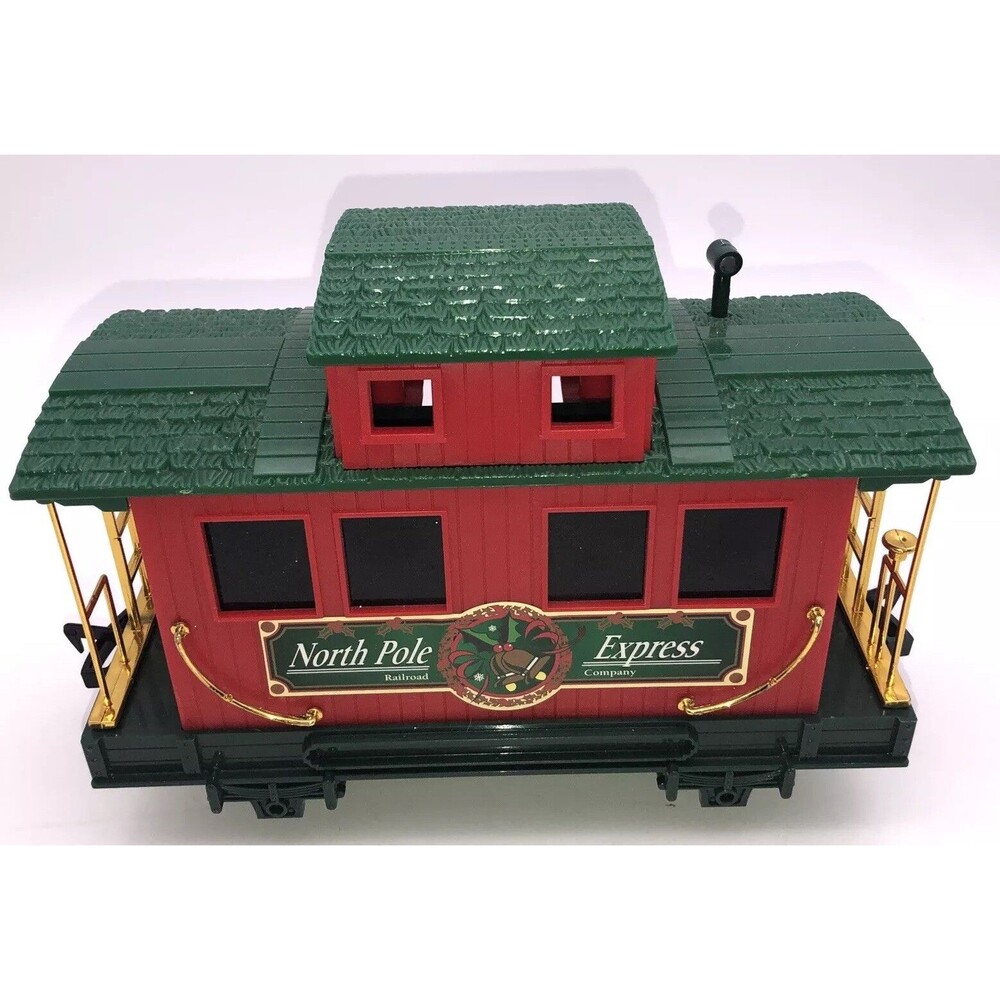 EZTEC NORTH POLE EXPRESS CHRISTMAS RAILROAD COMPANY CABOOSE TRAIN CAR